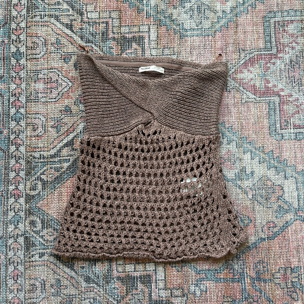 Pull&Bear Crochet Tube Top